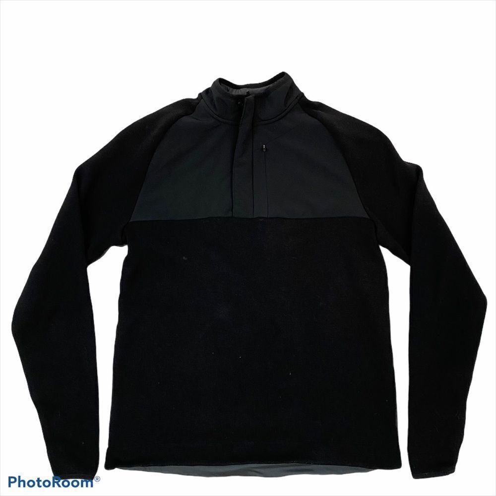 Men’s C9 Champion Black Knit 1/4 Zip Jacket Medium